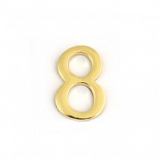 Цифра дверная Apecs DN-01-8-Z-G золото